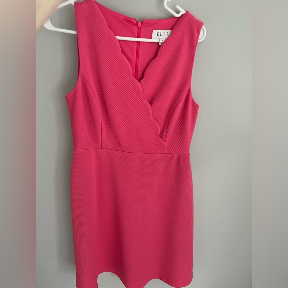 Hot pink dress